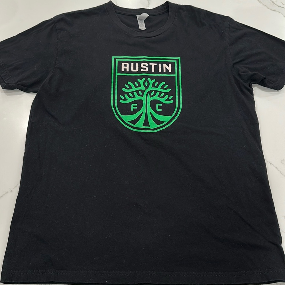 Austin FC black OG shirt crest size L
